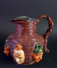eccezionale brocca in ceramica