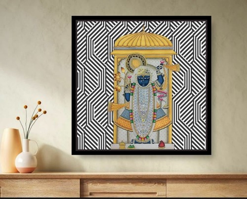 Quadro pichwai dipinto mano - pichwai, a
