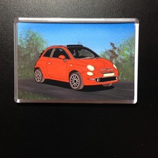 Fiat 500      Clear plastic