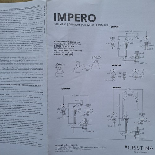 Rubinetto fori bronzo - 3,