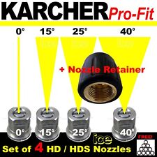 KARCHER Pulitore a vapore getti ugello di potenza 0° 15° 25° 40° + Set fermi