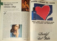 L'Espresso marzo 1993. Cristiano e Fabrizio De Andrè, Milly D'Abbraccio Rivista