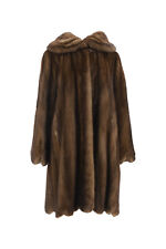 pelliccia visone usato, color marrone , maschio demi buff