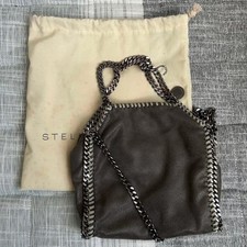Stella McCartney Falabella piccola borsa tote borsa a tracolla 2 vie grigio originale