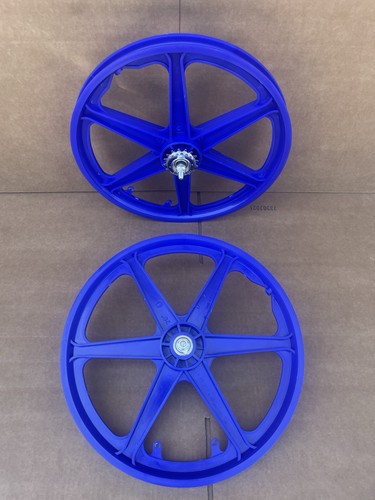 Set ruote mag plastica blu - set,