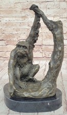 Scimmia Bronzo Statue Animale