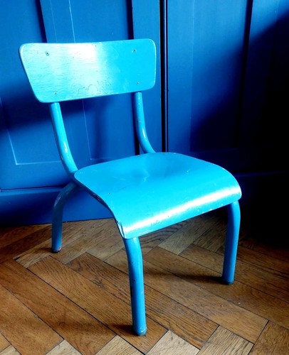 Sedia scuola vintage mullca - scuola,