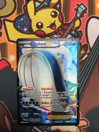 Carte pokemon wailord - carte, ex