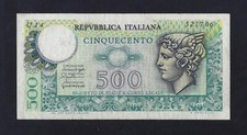 ITALIA 500 LIRE 1974 P-94 XF