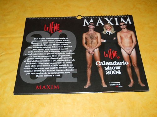 Maxim iene calendario show - calendario,