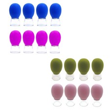 4 coppette in silicone per