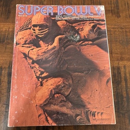 Superbowl program 1971 - superbowl,
