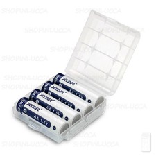 4 batterie aa litio 1,5 volts