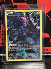 Carta Pokemon Zekrom XY76 Black Star Promo Full Art Holo quasi nuova 