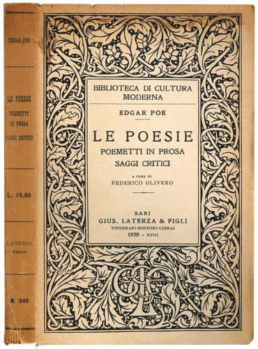 Poesie poemetti in prosa - poesie.,
