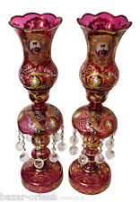 Lampadario antico vetro