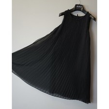 ABITO ESTIVO  tg S COLORE NERO  PLISSETTATO