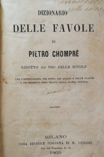 Dizionario delle favole