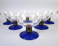 Guzzini set 6 Coppe da Dessert Coppette Gelato in Plexiglass USATE STG Studio