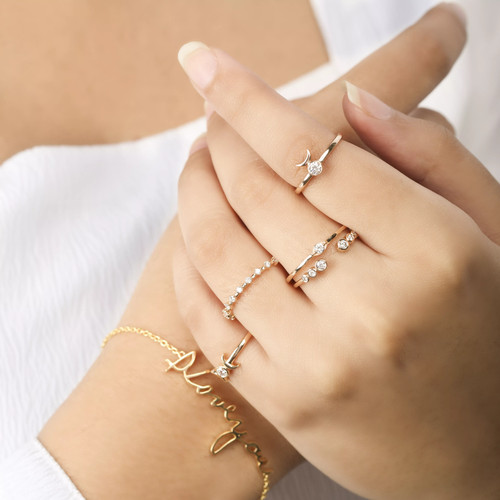 Anello bracciale oro 14 - in,