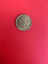 moneta 20 lire ramo di quercia