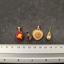 Lotto 4 Ciondoli Oro REF15674J