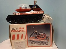 Space 94 Draxel Astronave Elettronico Telecomandato Latte Plastic Ellegi Vintage