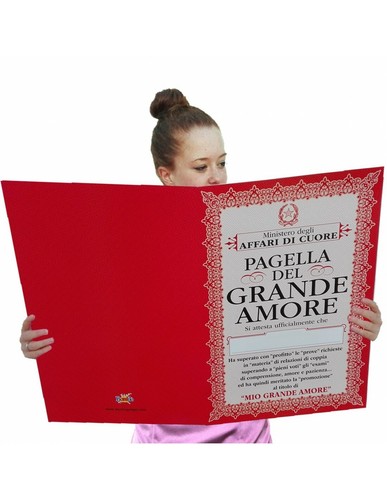 Pagella del grande amore - pagella,