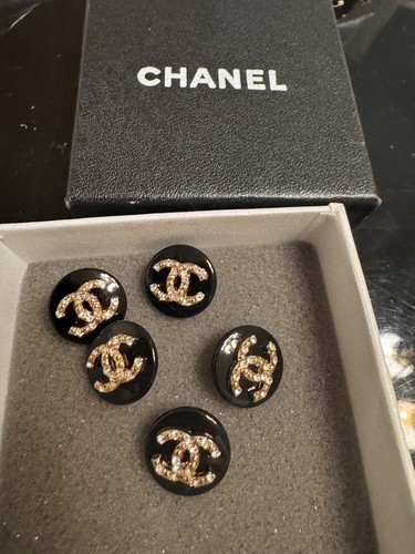 Chanel black rhinestone - chanel,