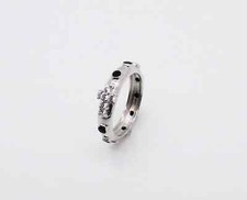 Anello rosario con zirconi - rosario,