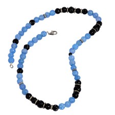 Collana con pietre - , preziose