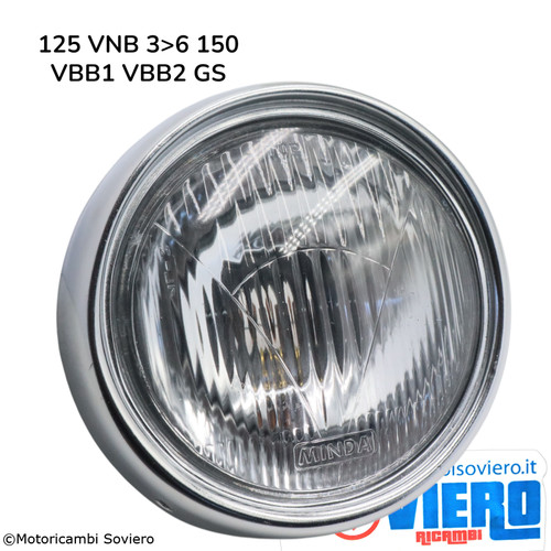 Faro anteriore completo - anteriore, vespa