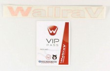 PRL) WALLRAV ADESIVO STICKER AUFKLEBER VIP PASS EASYKART EUROPEAN GRAND FINALS