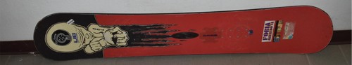 Snowboard statico 153 rosso - statico,