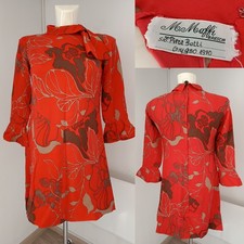 Vintage 1970s Floral Mod Dress