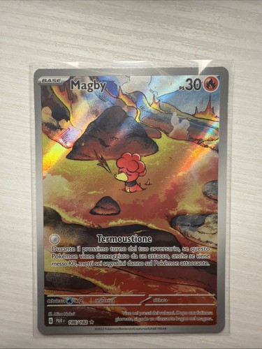 Carta pokemon 186 182 magby - pokemon,