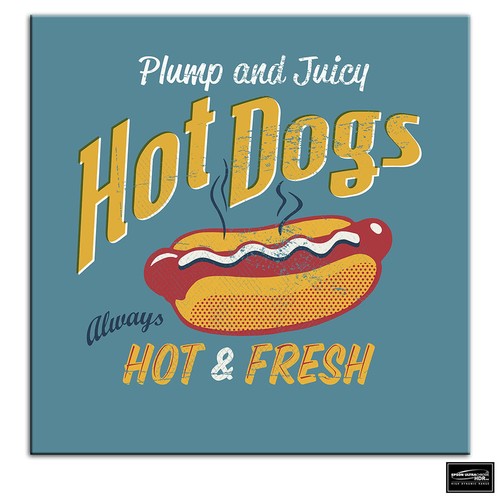 Poster vintage cibo - poster,
