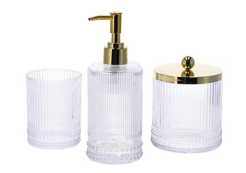 Set pezzi accessori bagno - accessori,