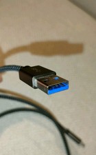 Cavo USB type C - Rampow - Grigio In Nylon Carica Rapida 1m 