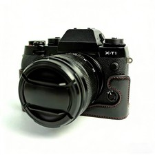 Custodia in pelle per Fujifilm
