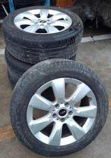 4 CERCHI IN LEGA GOMME BRAVURIS 5 225/55 R17 MINI COUNTRYMAN 2016 2025 ORIGINALE