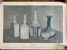 Giorgio morandi Poster Originale Galleria Marescalchi Bologna 50x70 1947