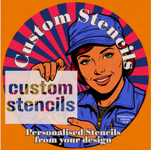 Stencil personalizzato design - stencil,