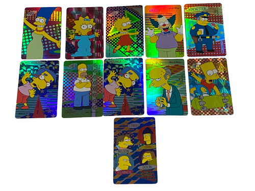 Card simpsons set - card,