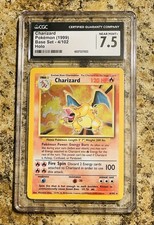 CGC 7.5 Charizard 1999 Set