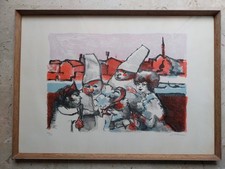 Litografia Di  Nino  Maccari .