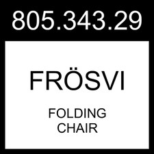 Sedia pieghevole IKEA FROSVI FRÖSVI bianca 805.343.29