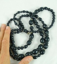 GRANDE COLLANA VINTAGE IN BAKELITE ? 1930 1940 ART DECO BACHELITE ? NERA