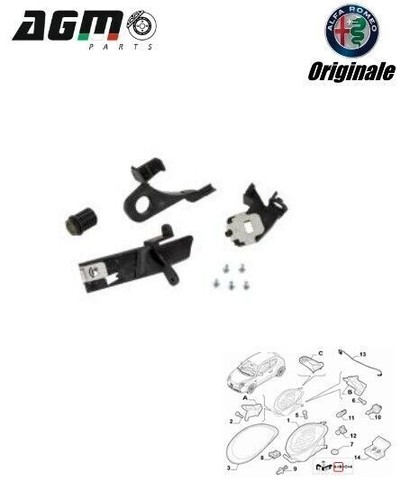 Kit fissaggi proiettore faro - kit,