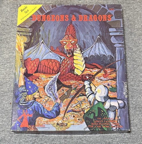 Tsr dungeons and dragons basic - dragons,